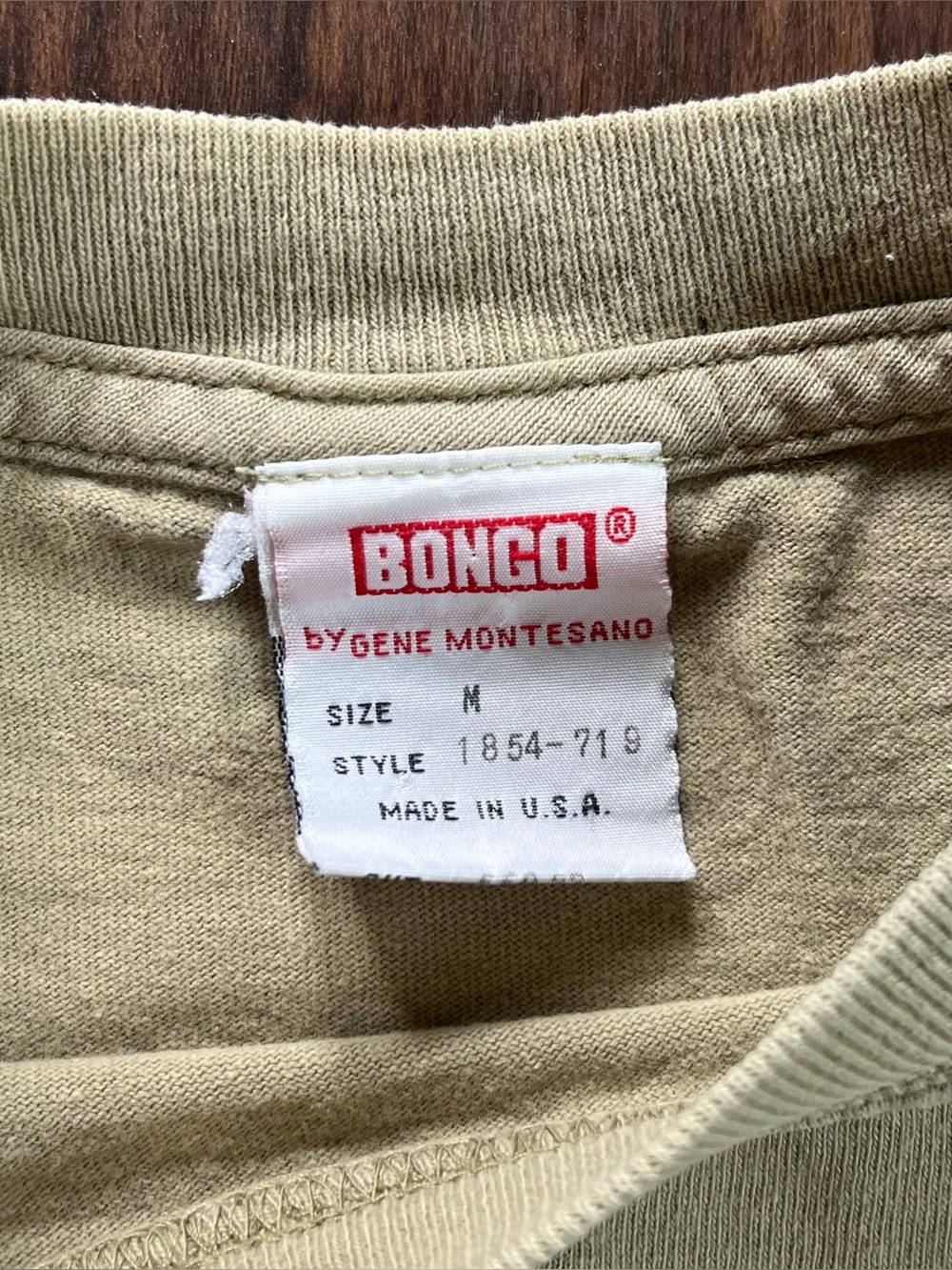 90s Vintage Bongo by Gene Montesano tee shirt - Picture 4 of 8